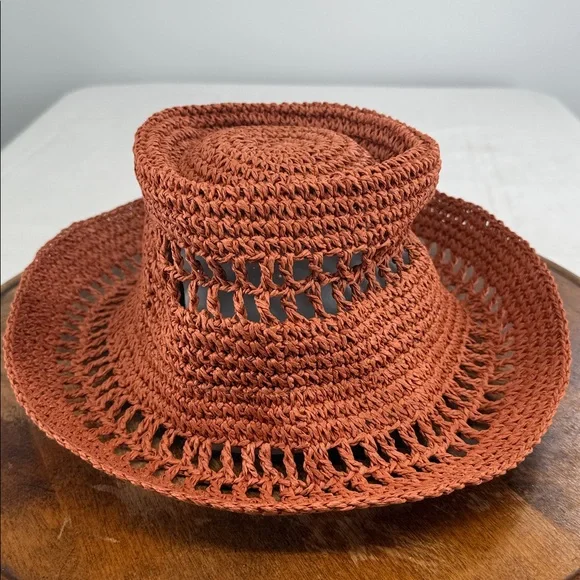 Madewell Hat Wm Small/Medium Paper Woven Sun Hat - Picture 4 of 9